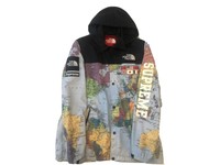 the north face supreme jacket world map