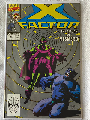 X-Factor #55 (Volume 1) 1990 VF/VF+ Marvel Comics 1st BagNBd
