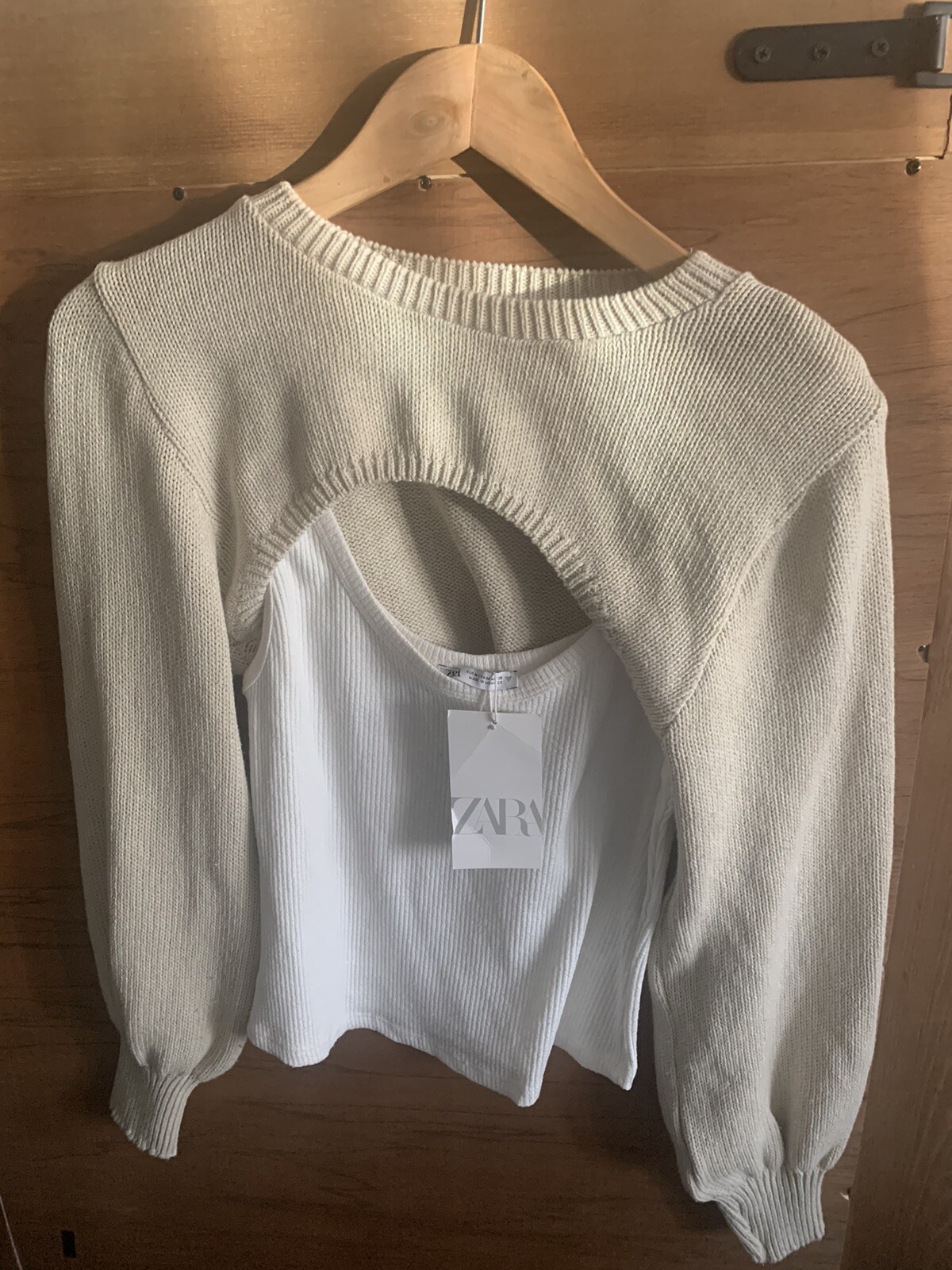 arm warmer top zara