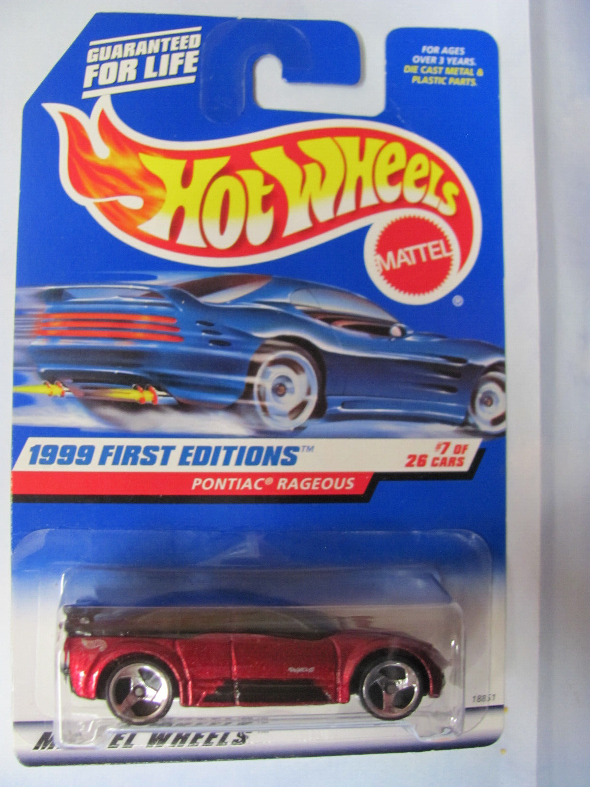 First Editions #675 Pontiac Rageous Dark Red #7 Of 26  G3g