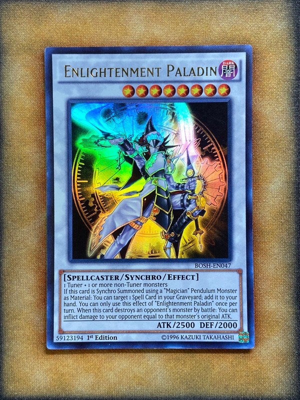 遊戯王 ep2015 Yugioh Enlightenment Paladin BOSH-EN047 Ultra Rare 1st Ed NM | eBay