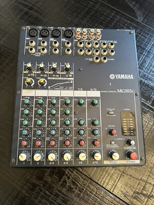 Yamaha MG102C 10-Channel Input Stereo Mixing Console - No Power Supply