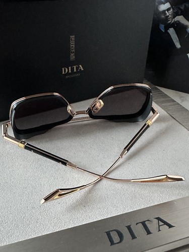 Pre-owned Dita Epiluxury Limited Edition Eplx.8 Des008-a-03 Rose Gold Black Iron Polarized In Gray