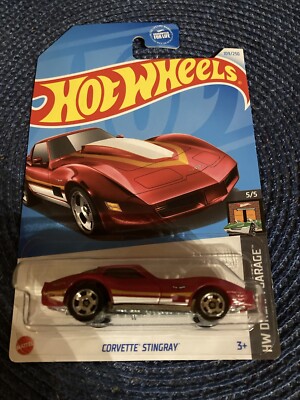 2024 Hot Wheels Corvette Stingray 109/250 HW Dream Garage 5/5 *Red*