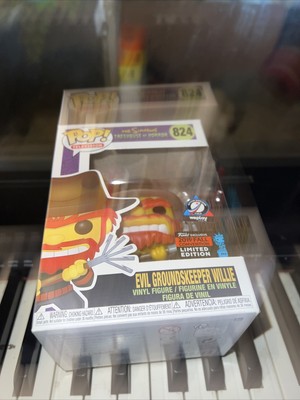 Funko Pop The Simpsons Evil Groundskeeper Willie 824 ECCC with protector