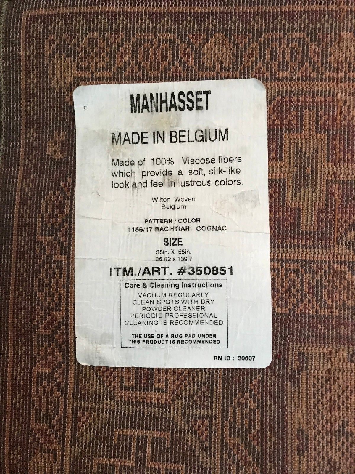 Manhasset 100% Viscose Area Rug 38