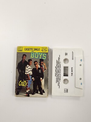 The Boys Cassette Single Crazy - 1990 Motown MOTC 2053