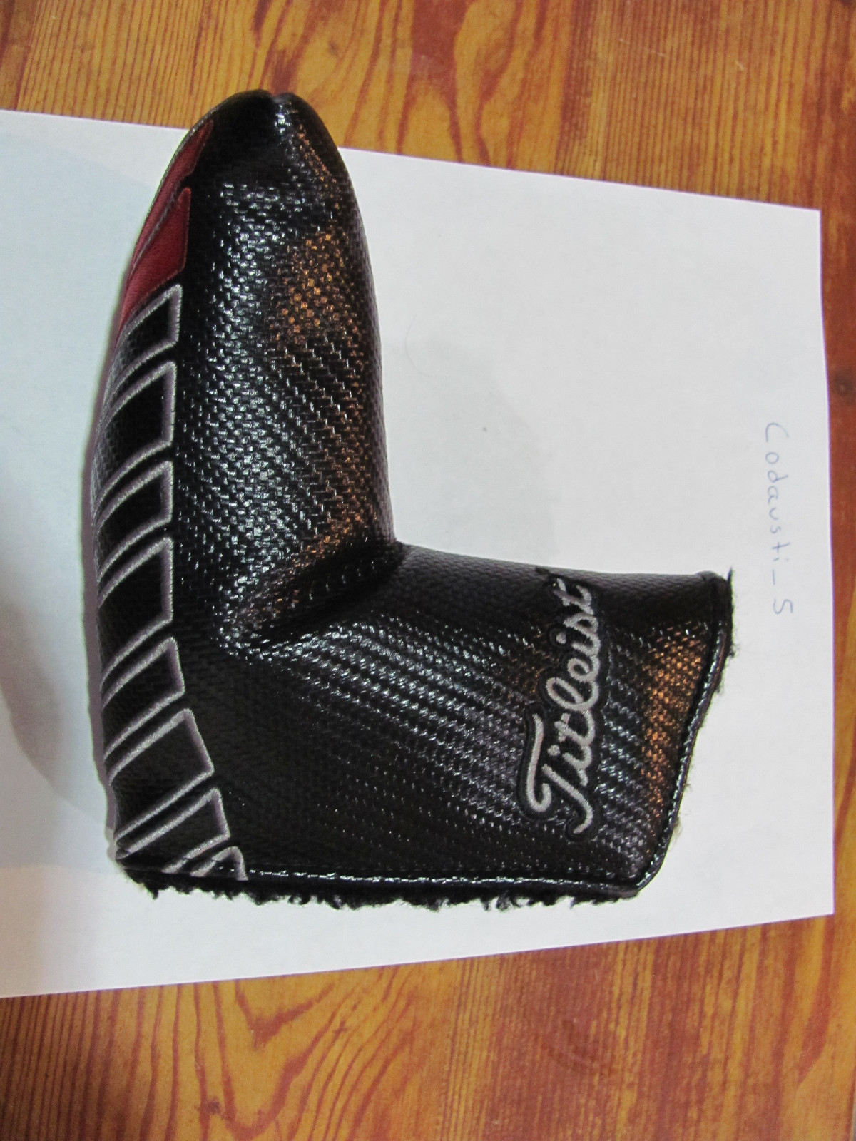 Titleist Scotty Cameron Milled Putters Headcover Black Red