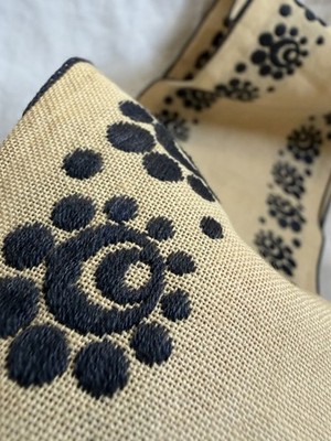 Vintage French 1920s / 1930s Woven Ribbon Haberdashery Trim