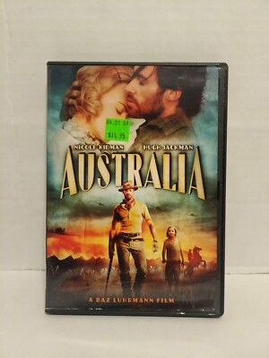 Australia (DVD, 2008) Nicole Kidman, Hugh Jackman, David Wenham, Bryan Brown 