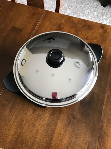 Saladmaster 304/316Ti Titanium Stainless Steel 12” Electric Skillet SA012OCU