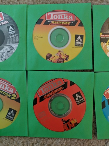 Lot of 8 TONKA HASBRO CD-ROM LOT COMPUTER PlayStation Games