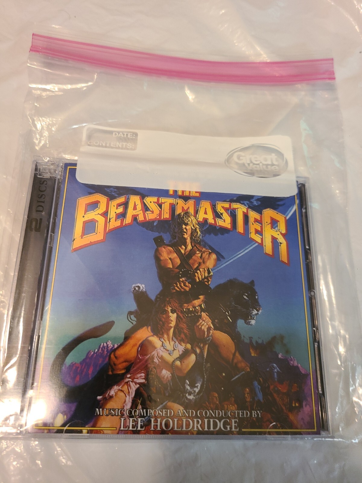 THE BEASTMASTER Soundtrack 2-CD, Lee Holdridge, Dragon's