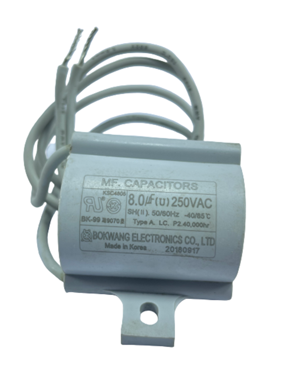 Bokwang Electronics 8.0/F MF Capacitor BK-99 9070 Type A 50 Bokwang Electronics 8.0/F MF Capacitor BK-99 9070 Type A 50