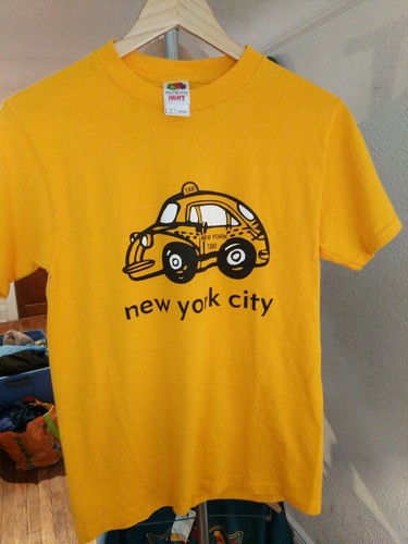 Vintage New York NY Yellow Taxi T Shirt S VG heavy cotton | eBay Vintage New York NY Yellow Taxi T Shirt S VG heavy cotton | eBay