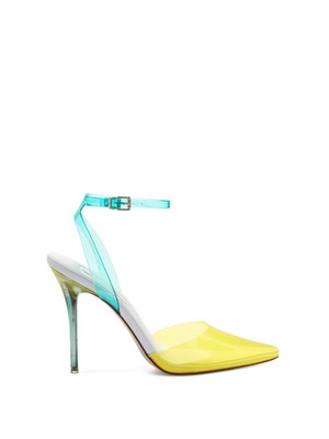 

JESSICA SIMPSON Женские желтые полупрозрачные туфли-лодочки на шпильке с острым носком Pirrie, 9 м, Желтый, JS-PIRRIE