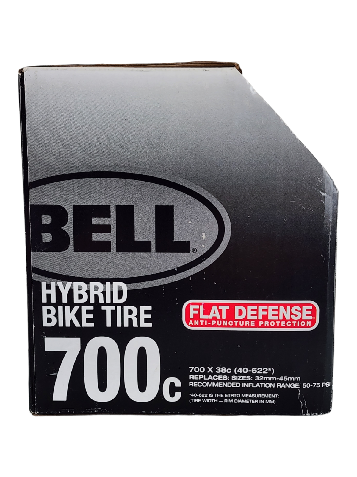 Bell Hybrid Bike Tire 700 X 38c Flat Defense Anti Defense Anti Puncture New