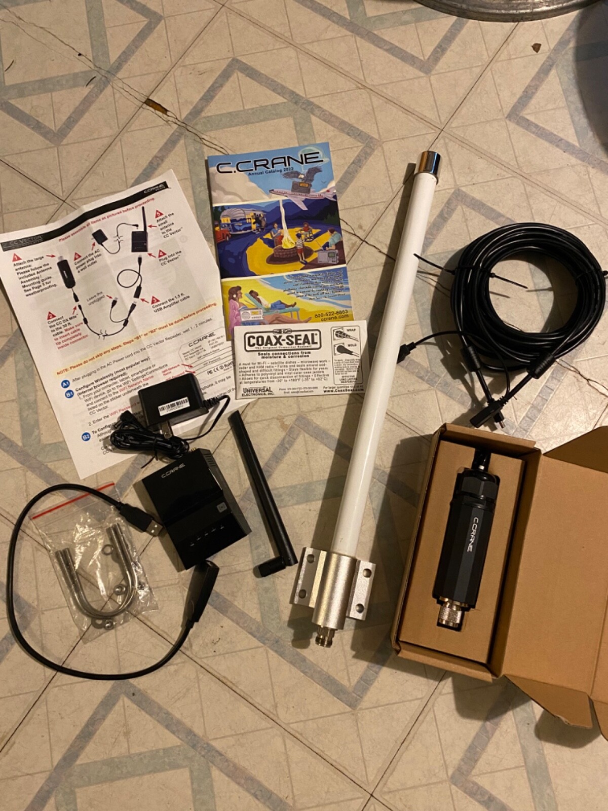CC Vector RV Long Range WiFi Receiver System 2.4 GHz vec2