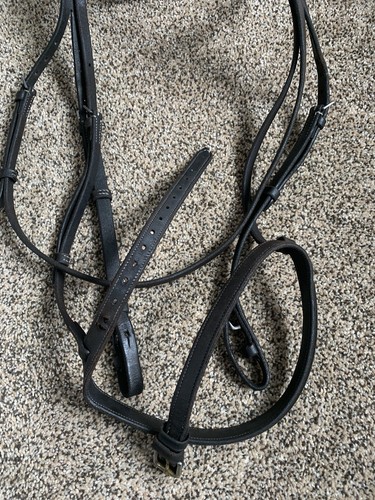 Gorgeous OS WB Crosby Round Raised English Show Bridle Hunters Brown England