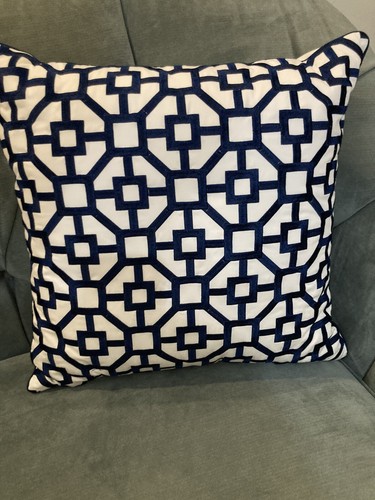 Hotel Collection Embroidered Frame Square Pillow Made For Macy&rsquo;s