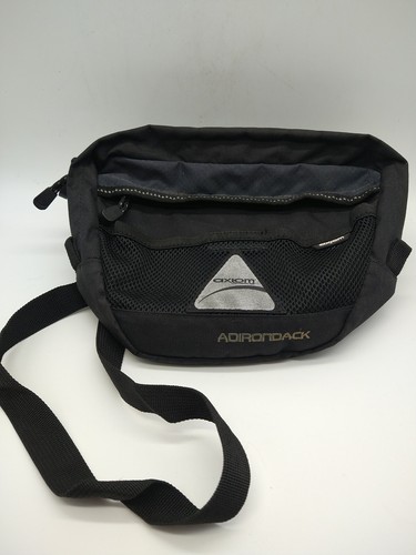 Axiom Adirondack 4.5 Bike Handlebar Bar Bag Gear Black Grey Pack Nylon