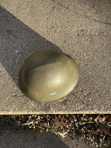 Original Pre WWII Swedish Army M21(18) D.D. Helmet w/Shield scarce Military