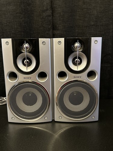 Sony SS-CHPX9 2 Way Book Shelf Speakers Pair 120 Watts - Tested & Working