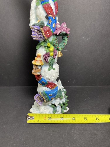 2000 Lenox Pencil Snowman Winter Companion Christmas Figurine 11.5&rdquo;Tall NO BOX