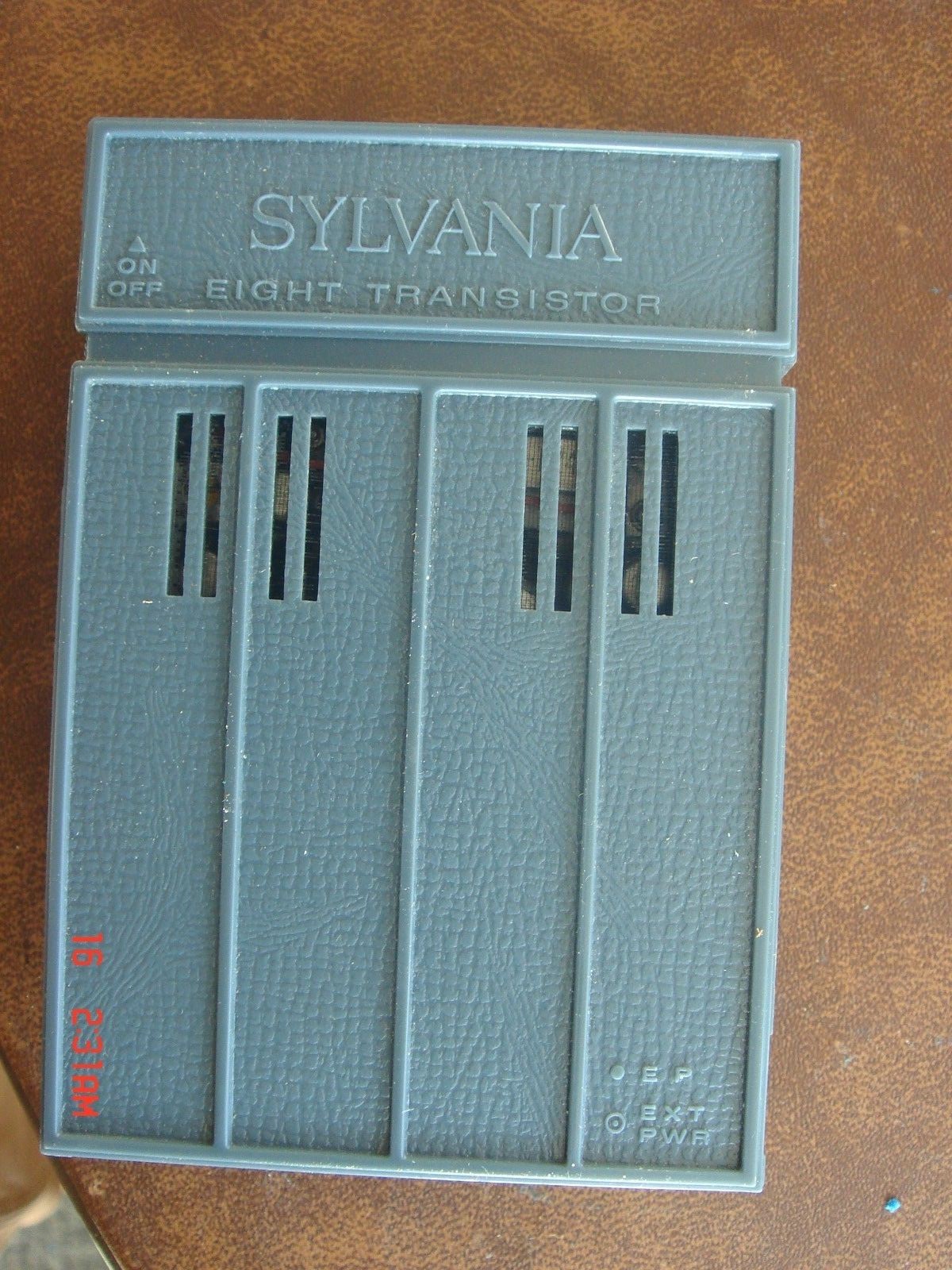 Vintage  Advertising Sylvania  AM  TR-74 Transistor Radio Lot #3
