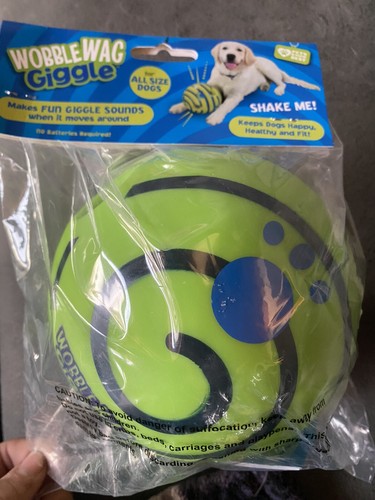 Wobble Wag Giggle Ball Interactive Dog Toy Fun Giggle Sounds As Seen On TV