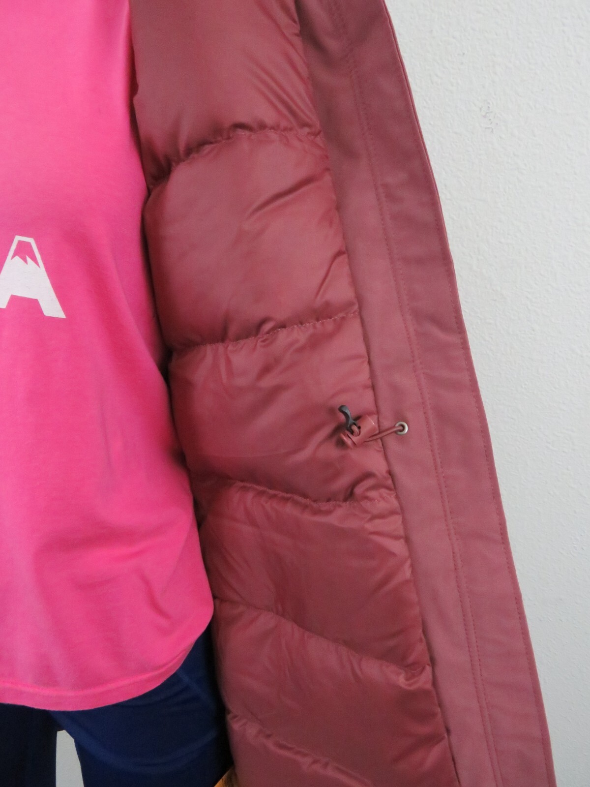 Pre-owned The North Face Womens  Tnf Snow Down Hooded Parka Warm Winter Jacket - Ginger In Wild Ginger