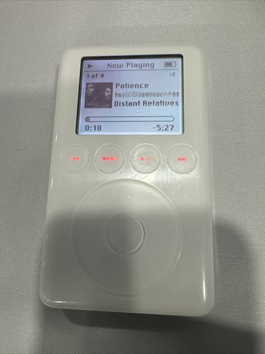 Apple iPod Classic 3rd Generation 20GB Rockbox And New Batte