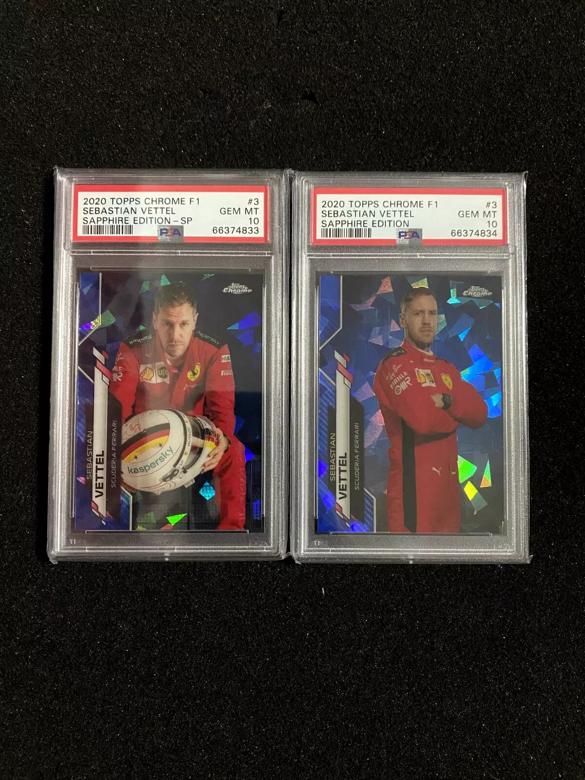 2020 Topps F1 Vettel Variation Refractor