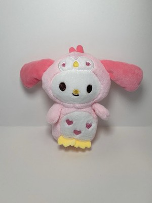 My Melody Pink Penguin Outfit Plush Doll Keychain or Bag Pendant