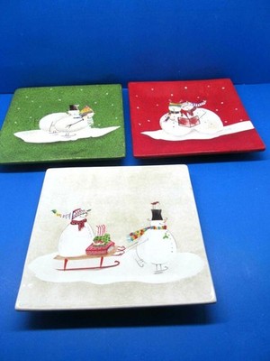 Oneida Snowman Square 8 1/8