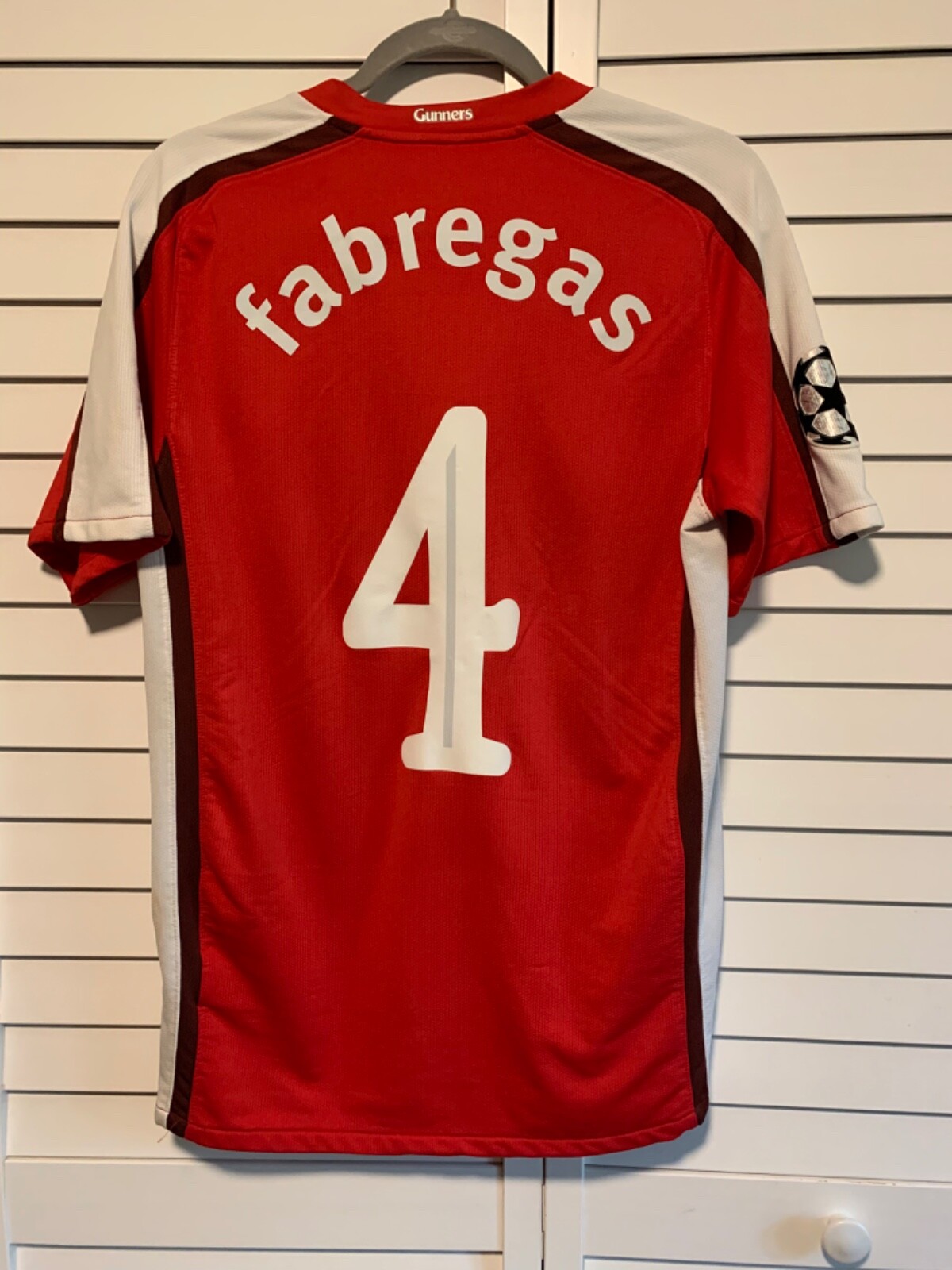 アーセナル Nike シャツ FABREGAS 4 Arsenal London 2008 Home Football Shirt Nike Soccer Jersey