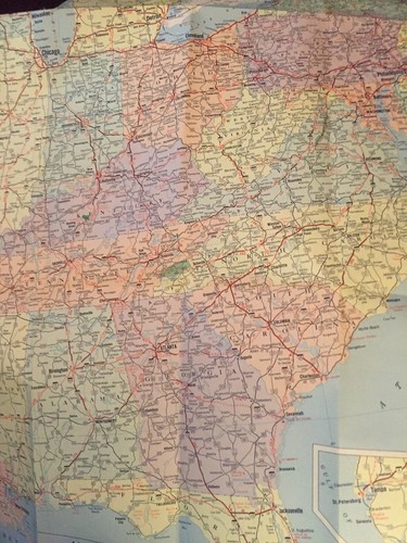 1964 Esso United States Map