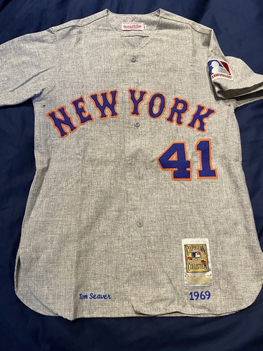 mitchell&ness New York Mets ジャージー XL Men's New York Mets Mike Piazza Mitchell & Ness Black