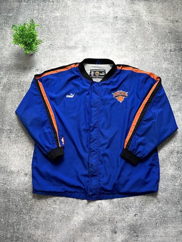 プレゼントを選ぼう！ 90s Vintage Puma Basketball Jacket Y2K Bomber NY Knicks NBA ウォームアップウェア