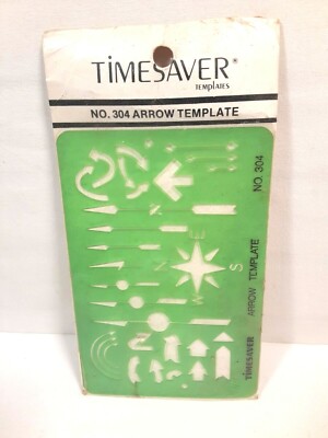 TimeSaver No. 304 Arrow Template New Old Stock