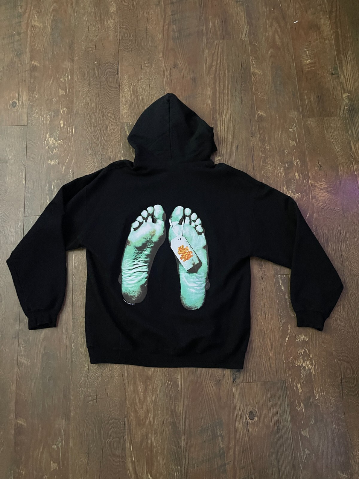 City Morgue Toe Tag Hoodie Size Large L Rare Zillakami Sosmula MST