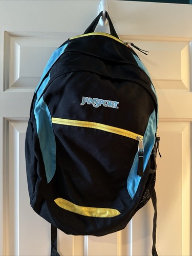 y2k 00s old jansport one shoulder bag 青系 Vintage Jansport Leather Bottom 90's Y2k Blue | eBay