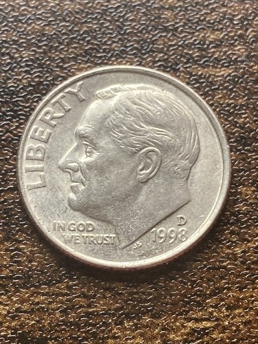「かわいい～！」 Actual Dime Roosevelt D 1998 Coin eBay | TK1320* トランプ