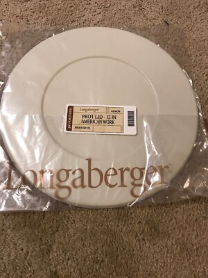 Longaberger 12  American Work Basket Plastic Protector Lid Only