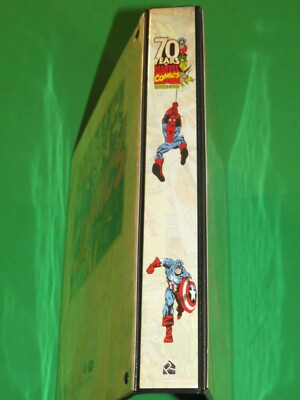 70 Years of Marvel Comics Card ALBUM Binder 2010 RITTENHOUSE ARCHIVES RARE!