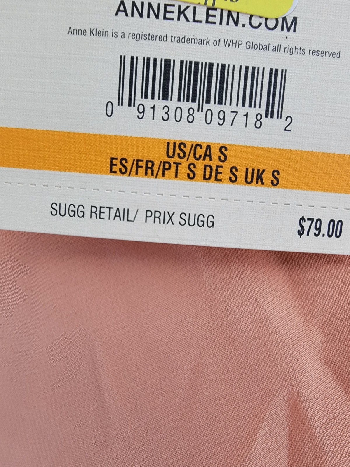 Anne Klein Double-Layer Tank Top Women's S Pink Round Neck Back Button Closure - Picture 16 of 16