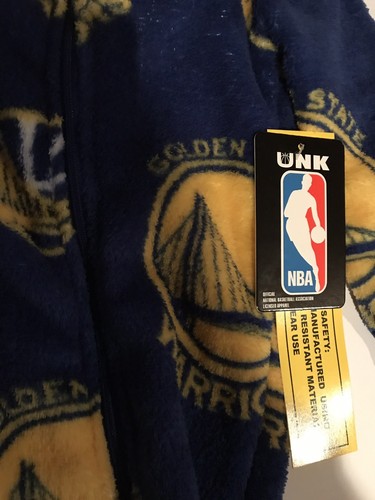 Golden State Warriors Baby Sleeper PJs Pajamas Super Soft 24 Months Blue NEW