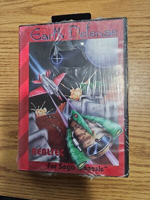 NEW SEALED Earth Defense Sega Genesis Video Game System