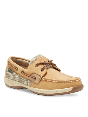 

EASTLAND Женские коричневые кожаные топсайдеры на танкетке Solstice 0,5 дюйма на платформе 7 м, Коричневый, 3701-62