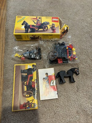 New LEGO Vintage 1984 Classic Castle Horse Cart 6022 Sealed BAGS